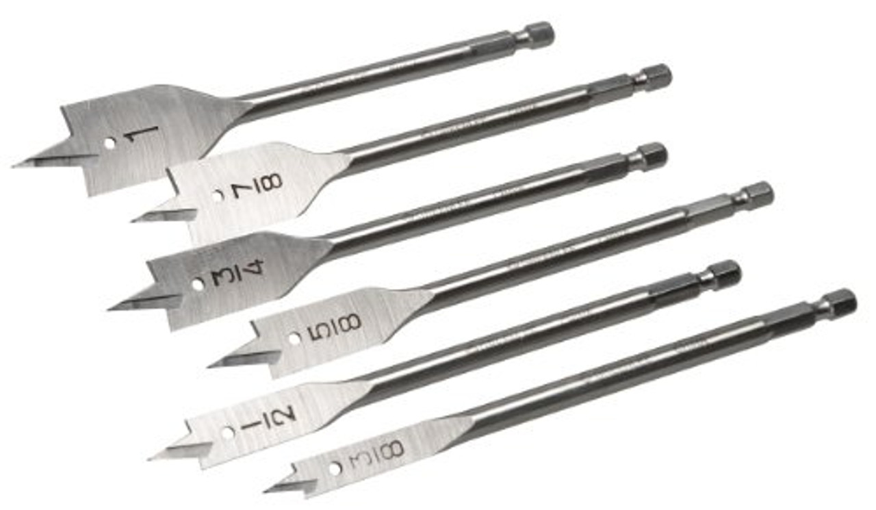 Greenlee 33AR-6 Self Feeding Spade Bits Set, 6-Piece