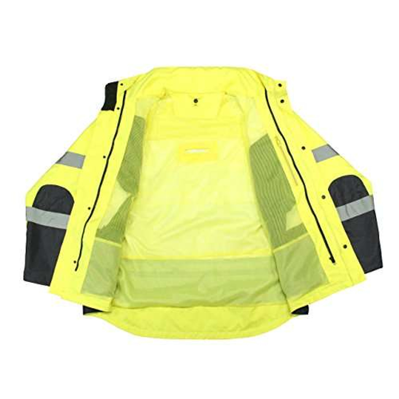 Radians (1 jacket size M) SJ410B-3ZGS Type R Class 3 Three-In-One Weatherproof Parka - Yellow/Lime