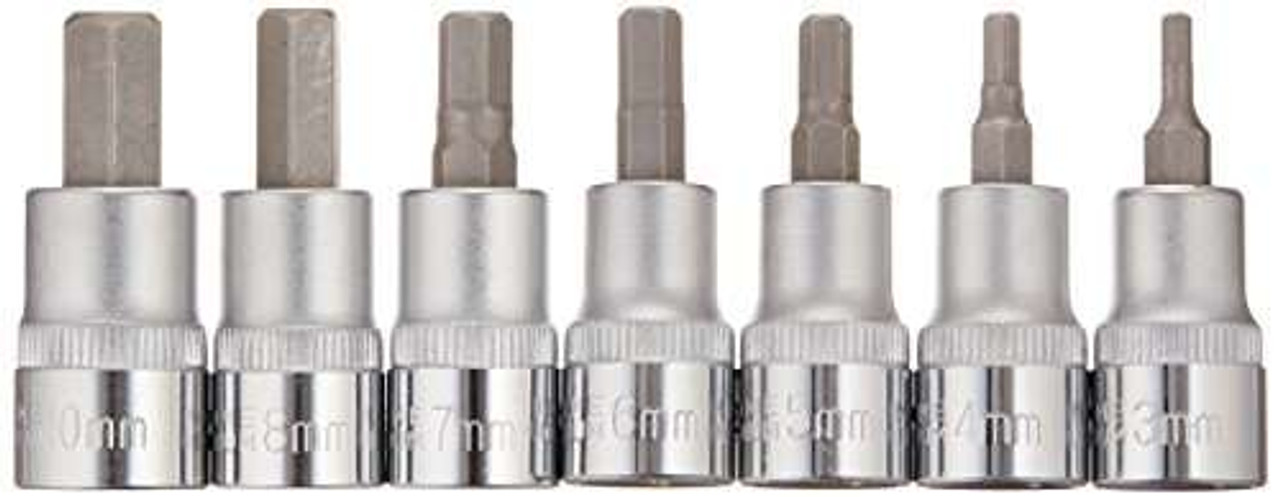 Vulcan 7-Piece Hex Bit Socket Set 3/8 Drive (7551518)