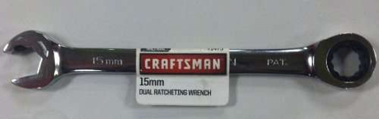Craftsman 15mm Dual Ratcheting Combination Wrench (91475)