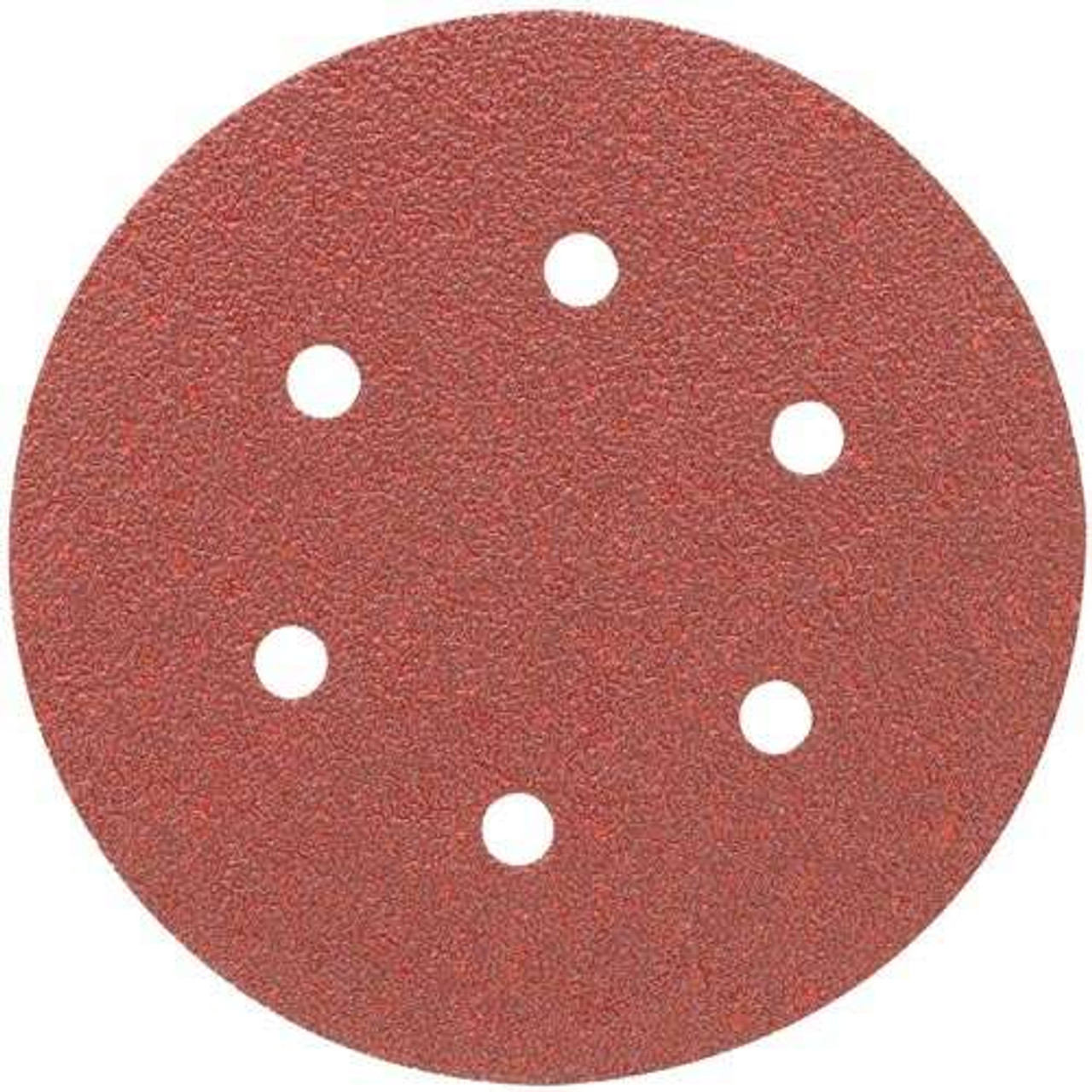PORTER-CABLE 5-Pack, 6-Inch 6-Hole Hook and Loop 60 Grit Sanding Discs (736600605)