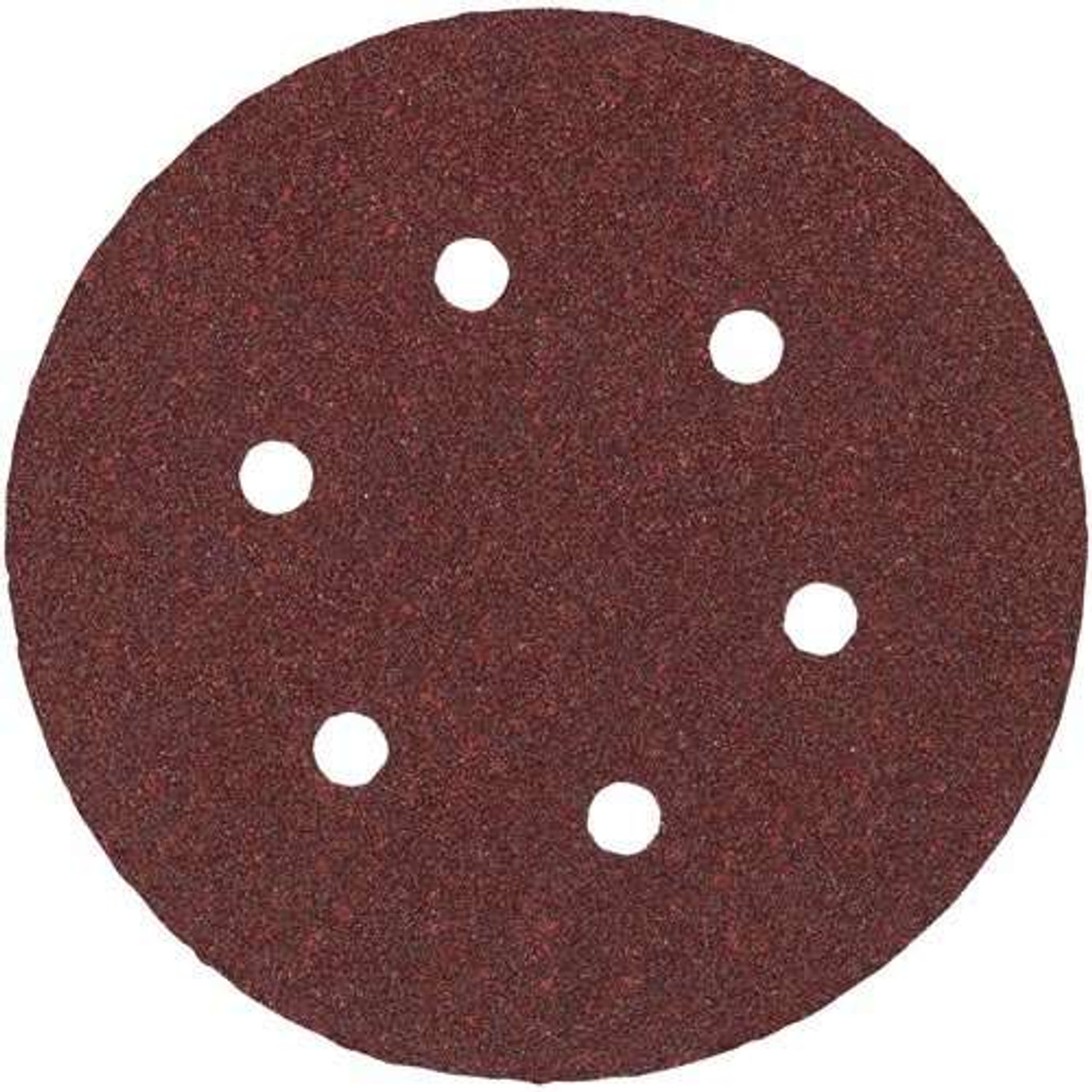 PORTER-CABLE 5-Pack, 6 Hole, 6-Inch 40 Grit Hook & Loop Sanding Discs (736600405)