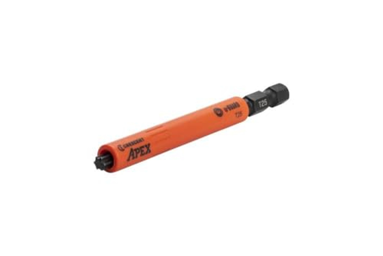 CRESCENT APEX 2Pk 3-1/2IN T25 Covered Power Bits (CAUGB3BT25)