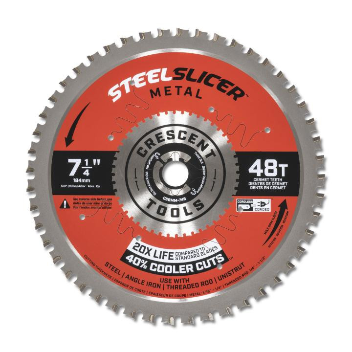 APEX Crescent (1-Blade) Crescent 7-1/4" 48T Medium Metal Cutting Blade (CSBMM-748)
