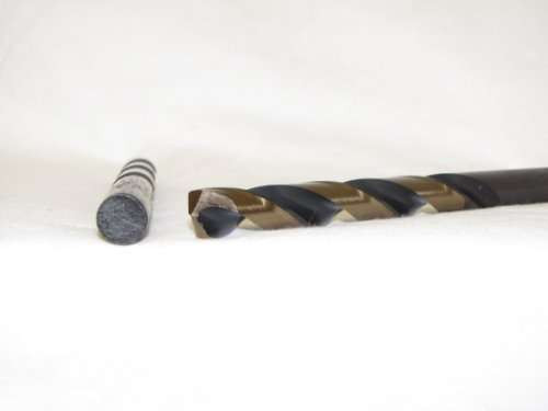 ALFA TOOLS (1 box/ 6 Pack) 1/2" High-Speed Steel Black Oxide and Gold Finish Blitz Bit Jobber Length Drill (BB74129)