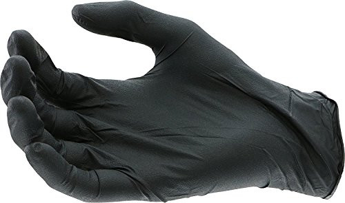 West Chester [Pack of 100] 2920 Industrial Grade Powder-Free Nitrile Gloves - XX-Large, Silicone Free, Beaded Cuff, Ambidextrous PosiShield Gloves in Black