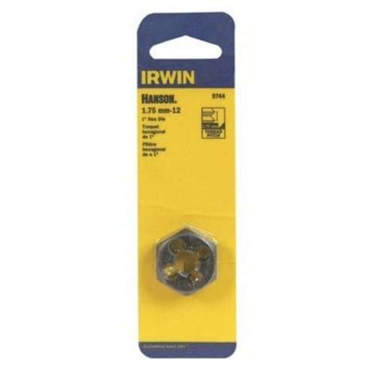 Irwin Hanson 9744 12mm 1.75 Hex Die