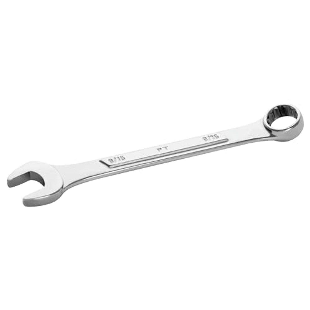 Performance Tool Combination Wrench, 9/16", Metal, 8" length (W325C)
