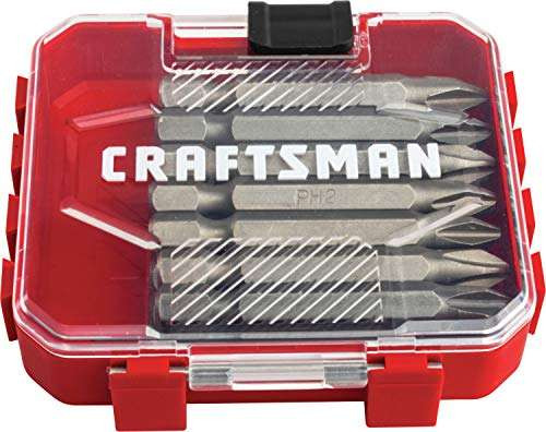 CRAFTSMAN 15-Piece Phillips Screwdriver Bit Set, 2-Inch (CMAF122PH215)