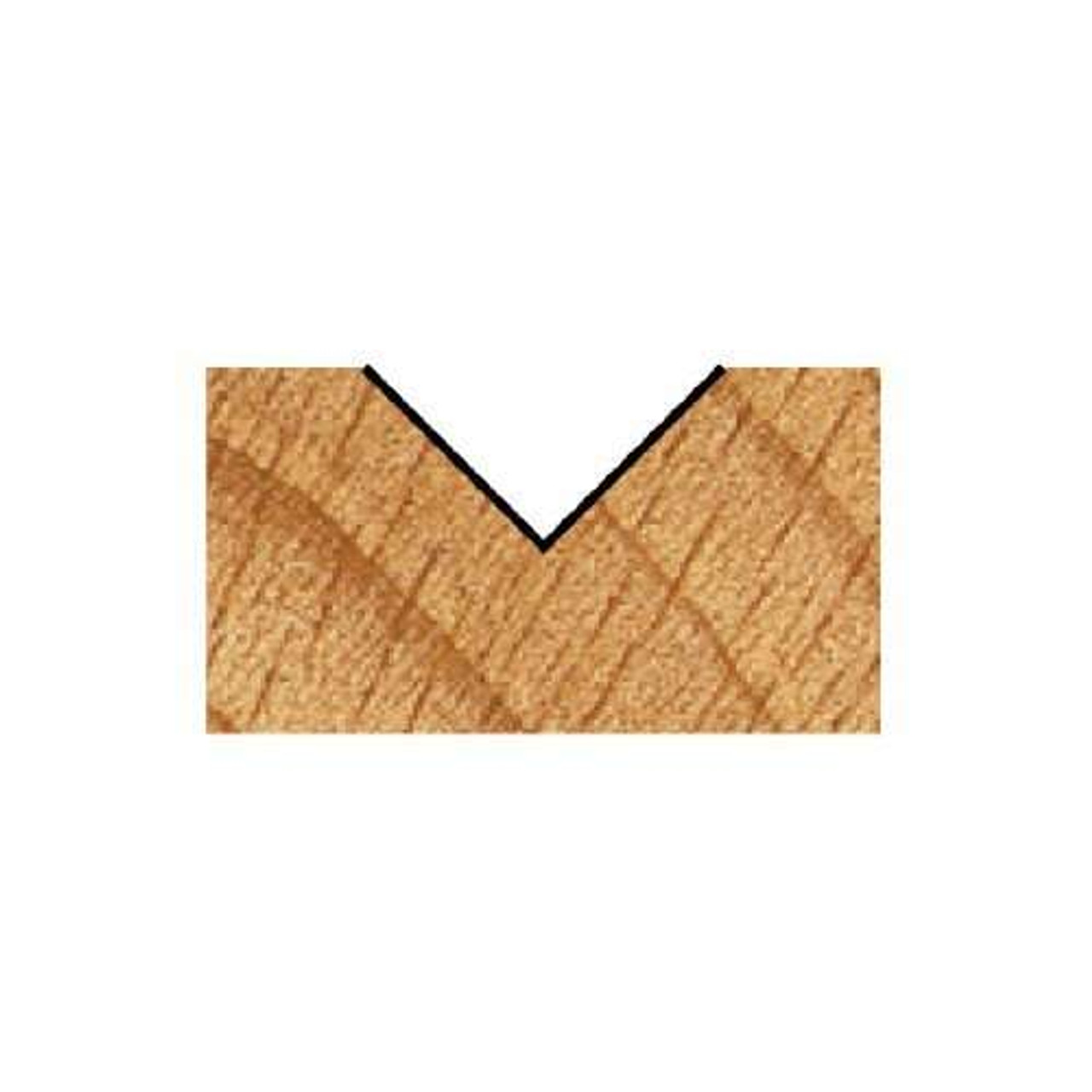 CMT 81503 Contractor V-Grooving Bit, 1/2-inch Diameter, 90° Cutting Angle, 1/4-inch shank CMT 81503 Contractor V-Grooving Bit, 1/2-inch Diameter, 90° Cutting Angle, 1/4-inch shank