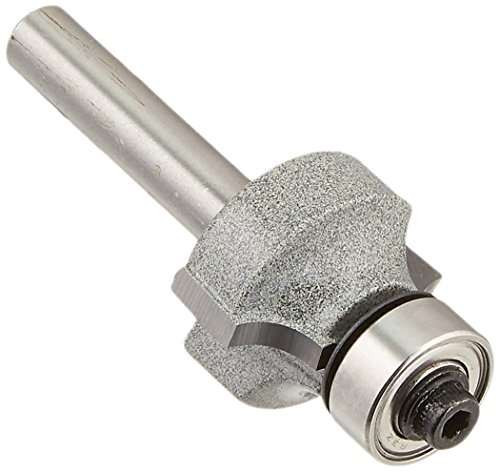 Vermont American 23131 3/16-Inch Radius Carbide Tipped Roundover and Bead Router Bit, 2-Inch Ball Bearing 2-Flute 1/4-Inch Shank