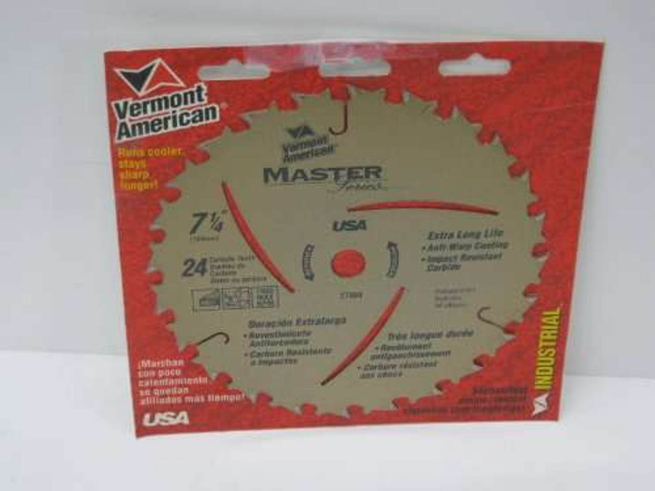 Vermont American, 1 per pack, 71/4" Master Blade, 24 Carbide teeth (338814-HWI)