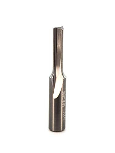 Whiteside Router Bit (1 pc) Standard Straight Bit with Solid Carbide 5/32" Cutting Diameter and 5/8" Cutting Length, 2 flute, 1/4 shank, 1-1/2" Overall Length (SC10)