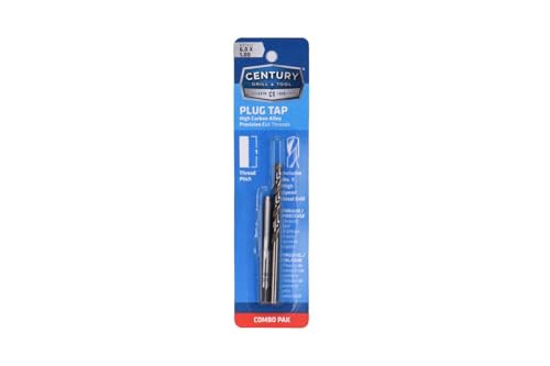 Century Drill & Tool (2 pc combo pack) 6.0X1.00 TAP & 9 Drill CD (97410)