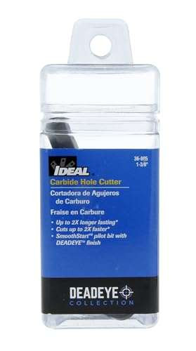 IDEAL INDUSTRIES Deadeye Carbide Tipped Hole Cutter, 1-3/8 in. (36-805)