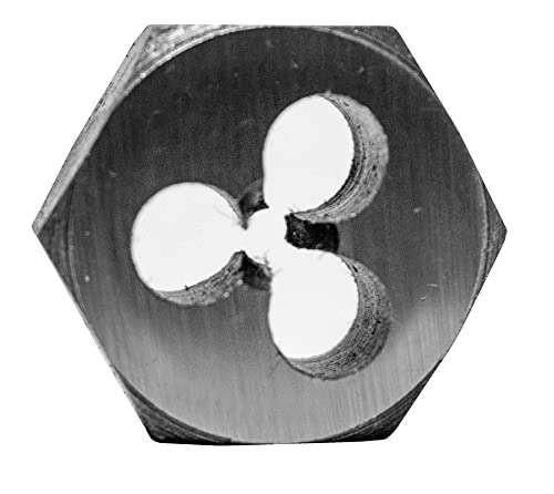 Century Drill & Tool (1 pc) High Carbon Alloy Steel Die, 10-32NF, Precision Cut Threads (96105)