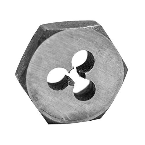 Century Drill & Tool (Qty 1) 4.0 x 0.70 High Carbon Alloy, Precision Cut Threads, Metric Hex Die, (97604)