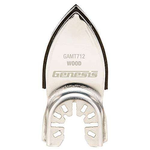 Genesis 24 Assorted Sandpapers Universal Fit Multi Oscillating Tool Hook & Loop Detail Sanding Pad (GAMT712)