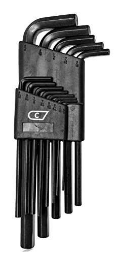 Century Drill & Tool 13 Piece Long Arm SAE Hex Keys Set, 64313