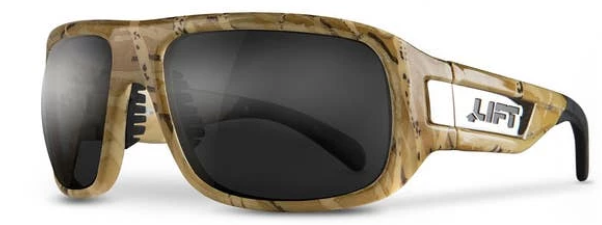 Lift Safety Glasses (1 Pair) EBD-17DST Bold Safety Glasses, Desert/Smoke