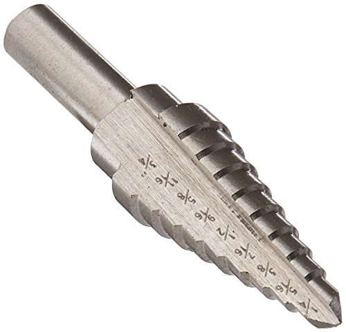ENKAY - Step Drill Bit, 1/4"- 3/4", 3/8" shank, 1/16" increments