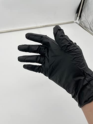 SAS Safety (3 Pair Per Bag)  66512 Raven Powder-Free Nitrile Gloves