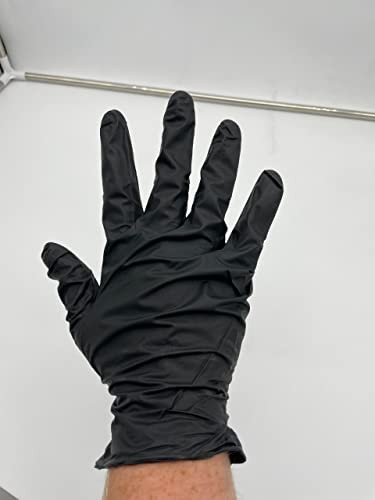 SAS Safety (3 Pair Per Bag)  66512 Raven Powder-Free Nitrile Gloves