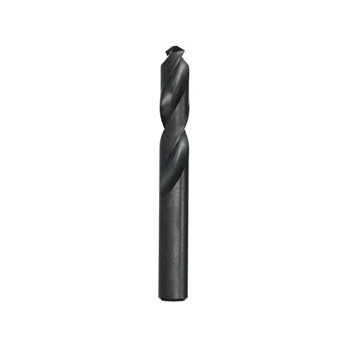 Drill America (12-Pack) 9/64" High Speed Steel Heavy Duty Split Point Stub Drill Bit, D/AST 9/64, Black Oxide