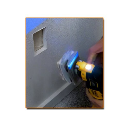 Rack-A-Tiers, 42720 Q-Bit Double Gang Hole Cutter - 3 3/4 x 4"