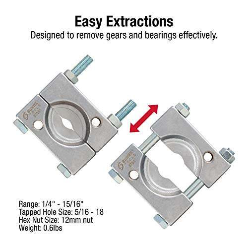SUNEX 57BS1 1/4-Inch to 15/16-Inch Bearing Splitter
