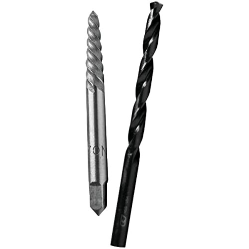 Century Drill & Tool Spiral Flute Screw Extractor and Drill Bit Combo, 7/32"- 9/32" 73503