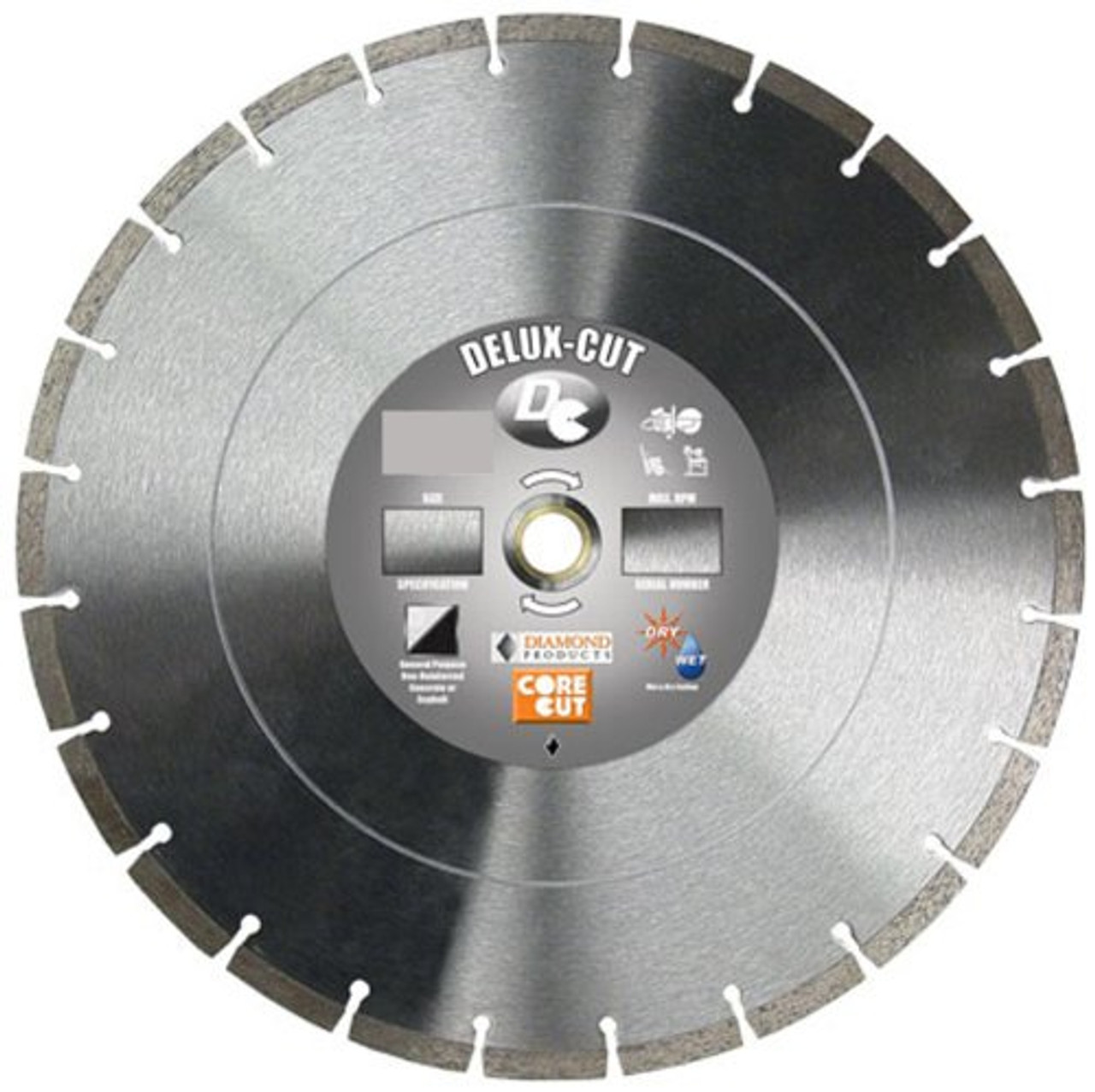Diamond Products 70495 12-Inch Deluxe Cut High Speed Diamond Blade