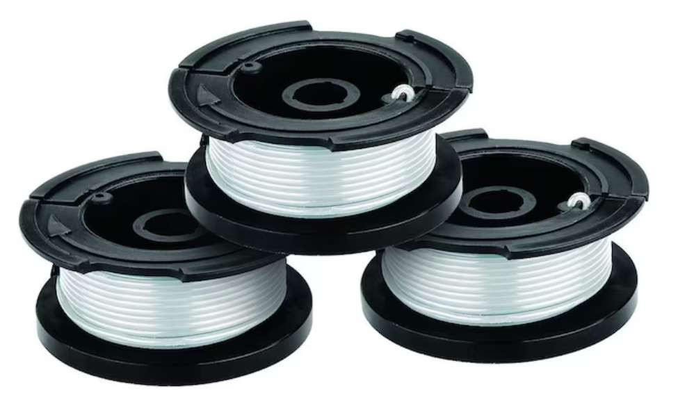 Black+Decker (3-Pack) Residential Grade .065 in. D X 30 ft. L Replacement Trimmer Spool and String
