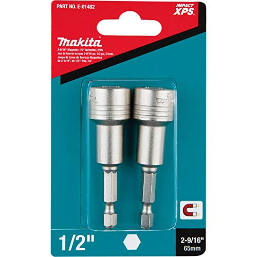 Makita (2 Pack) E-01482 Impact XPS™ 2-9/16" Magnetic 1/2" Nutsetter