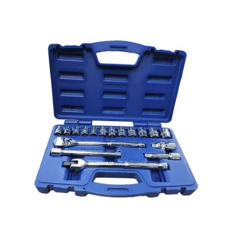 Carlyle Tools by NAPA (20 Piece), 1/2" DR, 6 PT. Socket Set SAE, SS12020