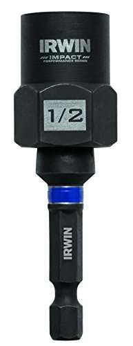 Bolt-Grip 1859112 Irwin Tools Impact Performance Series Bolt Grip Bolt Extractor with 3/8-Inch Square Drive with 1/4-Inch Hex Adapter