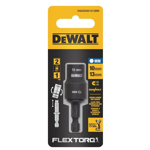 DEWALT FLEXTORQ Double-Ended Nut Driver DWADEND1013MM