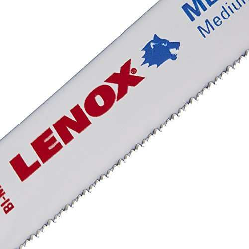 Lenox (10 Pack) 8" 18 TPI Reciprocating Saw Blade with Powerblast Technology 1861353