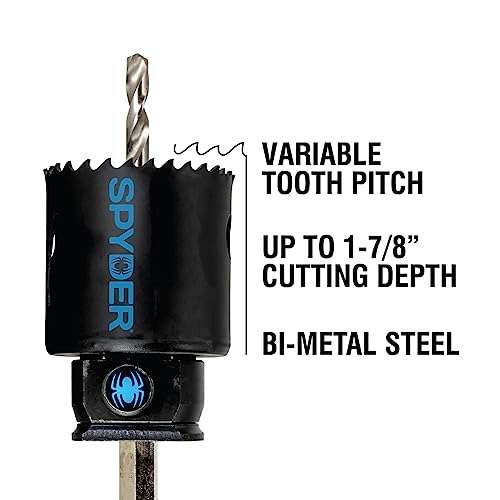 Spyder Rapid Core Eject Bi-Metal Hole Saw, 4-1/8" 600102