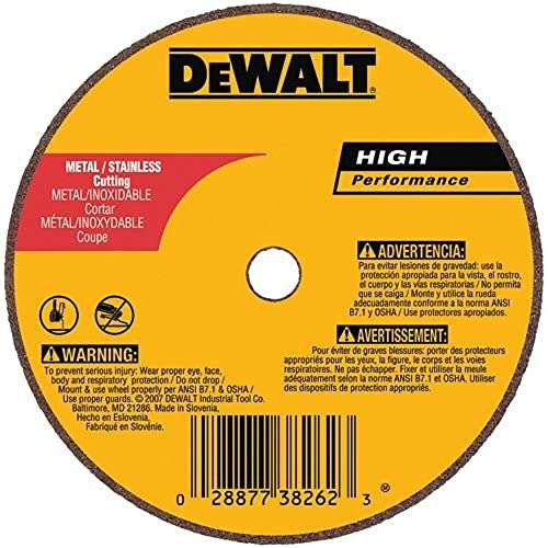 DeWalt DW8711 A60T Wheel, 3-Inch X 1/16-Inch X 3/8-Inch