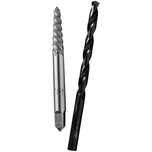 Century Drill & Tool 73504 Spiral Flute Screw Extractor and Drill, 9/32" - 3/8"