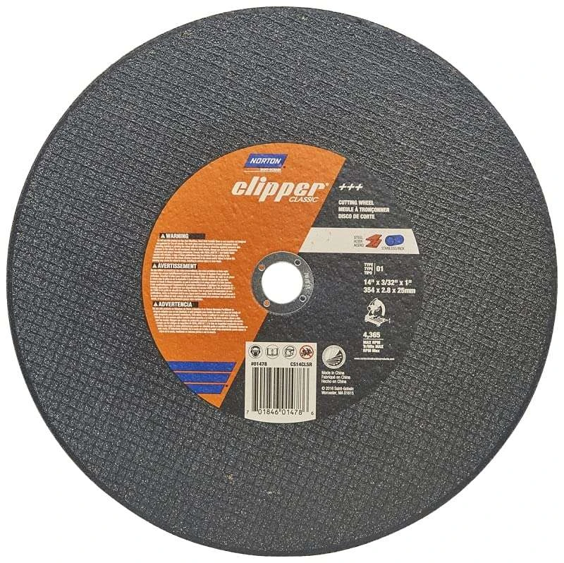 NORTON CLIPPER 01478 WHEEL SAW T1 14IN