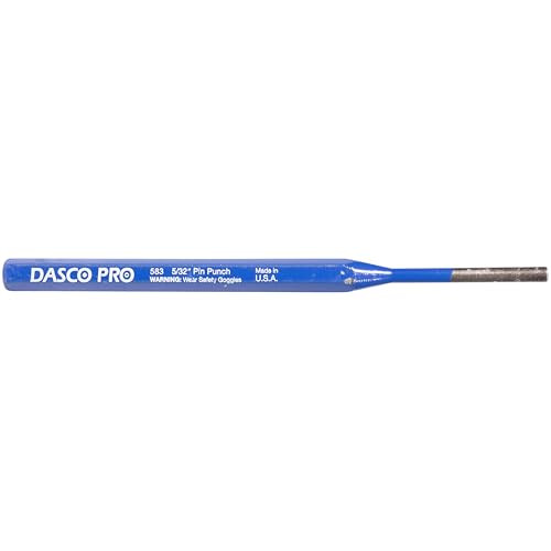 DASCO PRO 5/32 Inch Pin Punch, Pin Removal Tool, Made in the USA, VN75830 583-0