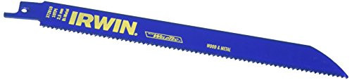 IRWIN Tools Metal and Wood Cutting Reciprocating Saw Blade, 8-Inch, 10 TPI (372810)