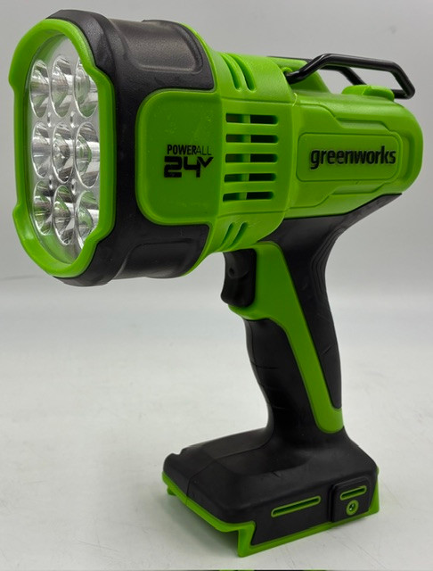 NO BOX - Greenworks WLG904 24V LED 3000 Lumens Hand Held Spot Light - LIGHT ONLY
