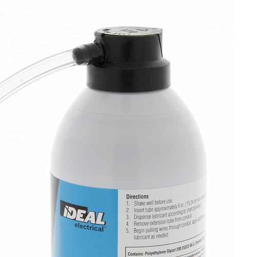 Ideal Electrical 31-387 ClearGlide Aerosol Wire Lubricant Portable, Mess-Free Spray Lubricant