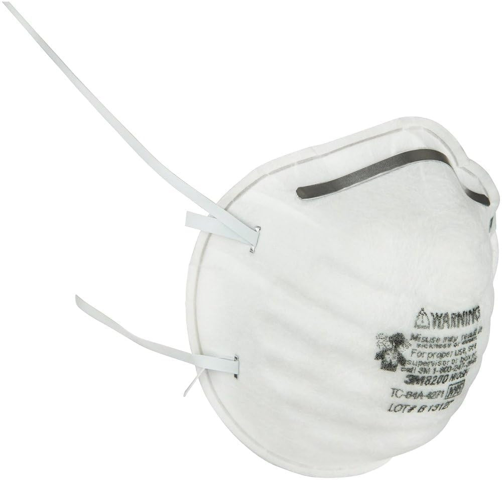 3M (3 Pack) Respirator 8200H3-DC
