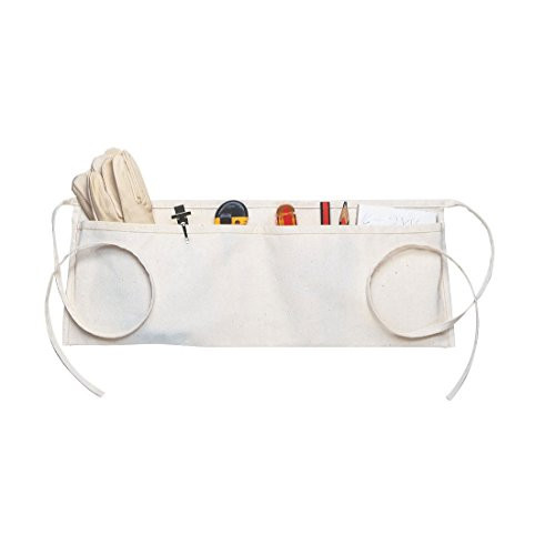 Clc Custom Leathercraft C6 Canvas Waist Apron Two Pocket, Unisex Adult, White