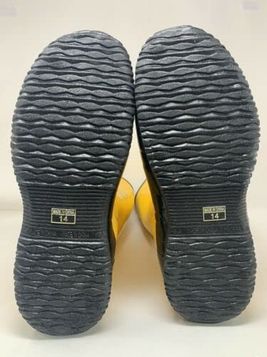 COMFITWEAR  Yellow Rain Boots 17" Pair of Size 14  SLB14