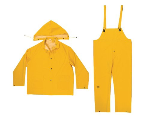 3 Pc. PVC / Poly Heavy Duty Yellow Rainsuit (4X-Large) RW-300-0